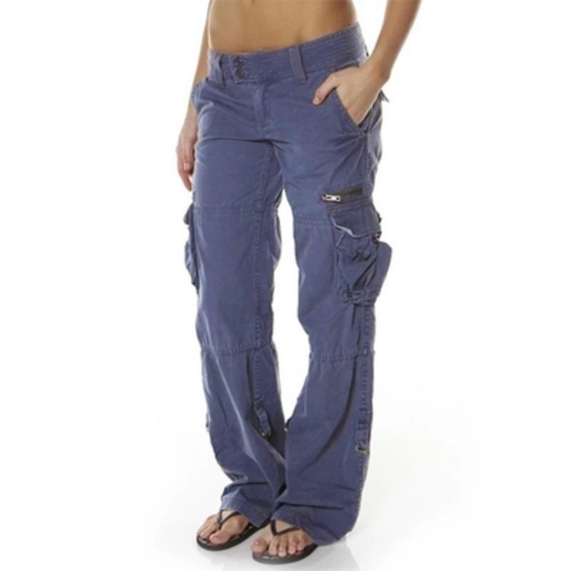 Women's Vintage Wide Leg Cargo Pants