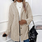 Women’s Hooded Button Down Jacket